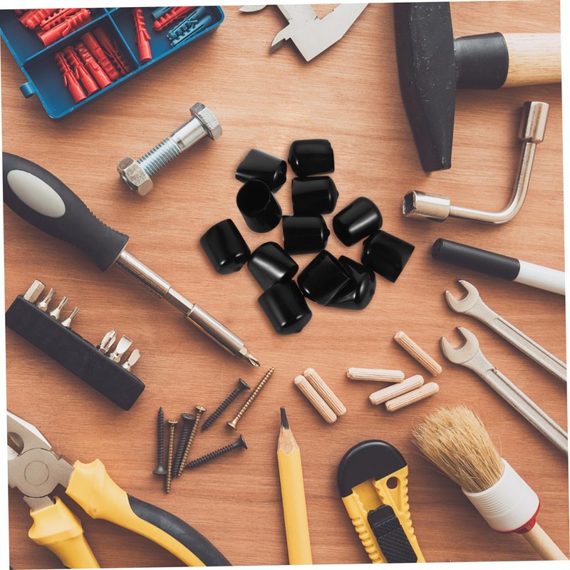 Cabilock Screw Thread Protectors 12pcs Plastic Pipe Plugs Screw Cap