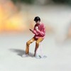 Dickly 1/64 Scale Model Figure Hand Painted Figurine Layout Decoration