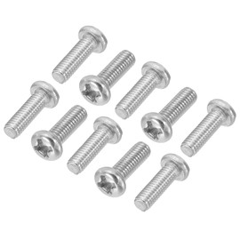 PATIKIL Phillips Pan Head Screws, 40 Pack M3-0.5 x 14mm 304 Stainless Steel 18-8 Full Thread, Pan Head Machine Phillips Drive Screw