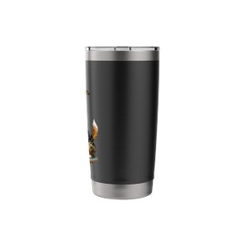 Steampunk Corgi Butler Stainless Steel Insulated Tumbler