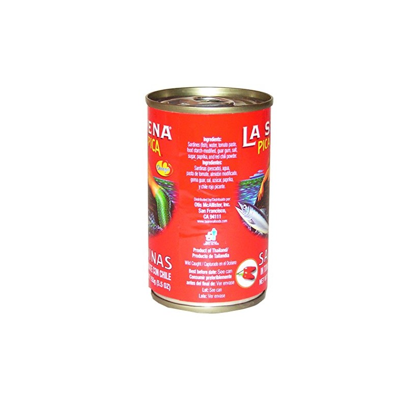 La Sirena Pica Pica Sardine 5.5 oz - Sardina (Pack