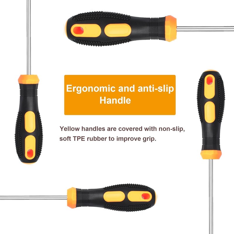 SKZIRI Square Head Screwdriver Set 4 Sizes SQ0 SQ1 SQ2