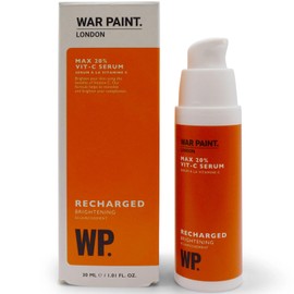 War Paint Recharged 20% Vitamin C Facial Serum for Brightening - Dark Spot & Pigmentation Corrector - Vitamin C Serum for Face - Vegan & Cruelty-Free Skincare - 30ml