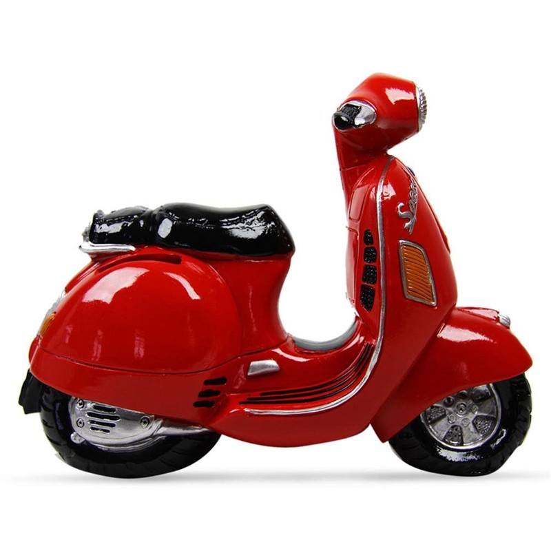 Udo Schmidt / Scooter Money Box in Red