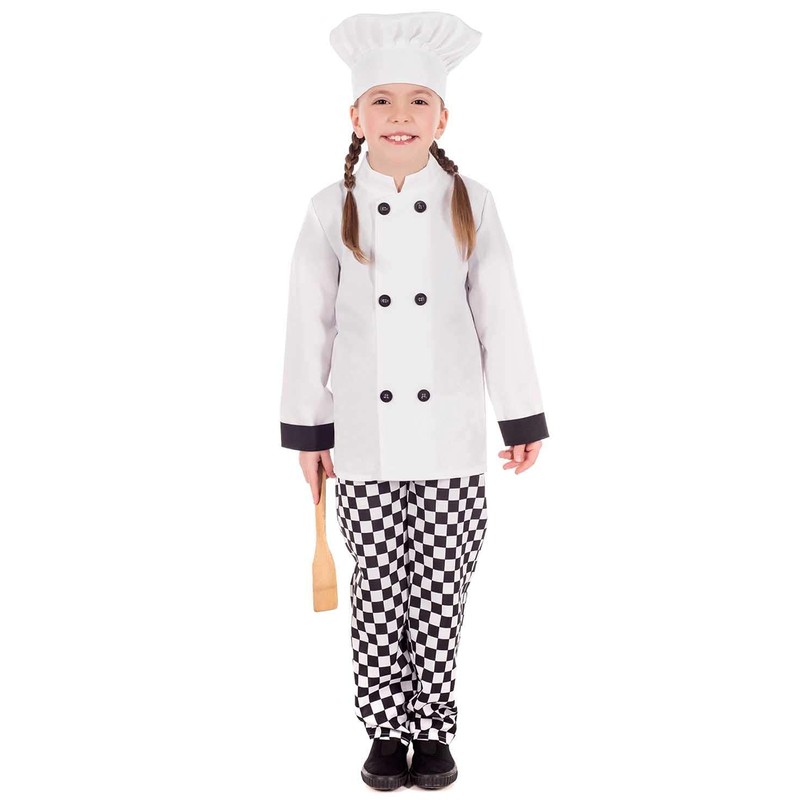 Fun Shack Chef Costume For Kids, Kids Chef Costume, Chef