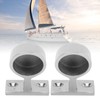 2PCS Stanchion Hand Rail Fitting 316 Stainless Steel Mirror Polishing