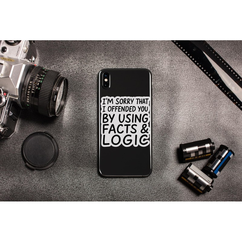 3PCS - Funny Facts and Logic Sticker – Sarcastic Quote