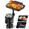 DYLEN Car Cup Holder Expander, 24cm Detachable Car Food Tray