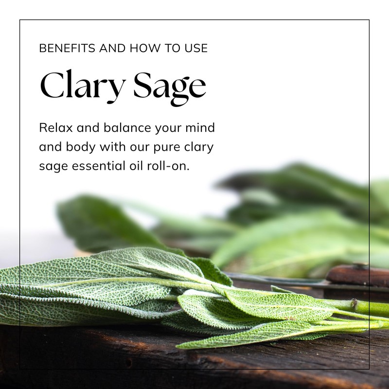 Nikura Clary Sage Roll On Essential Oil Blend - 10ml