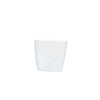 Don-Plast DCRL 16 Cristal Flowerpot, White, 160 x 150 mm
