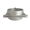 3" OD Self Cleaning No Clog Aluminum Blast Gate Cut