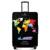 ANNA QUEEN Map Travel Luggage Cover Suitcase Protector Suitcase Anti-Scratch,Stretchable