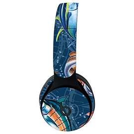 MightySkins Skin for Beats Solo Pro Wireless Headphones - Saltwater Compass | Protective, Durable, and Unique Vinyl Decal wrap Cover | Easy to Apply, Remove, and Change Styles | Made in The USA