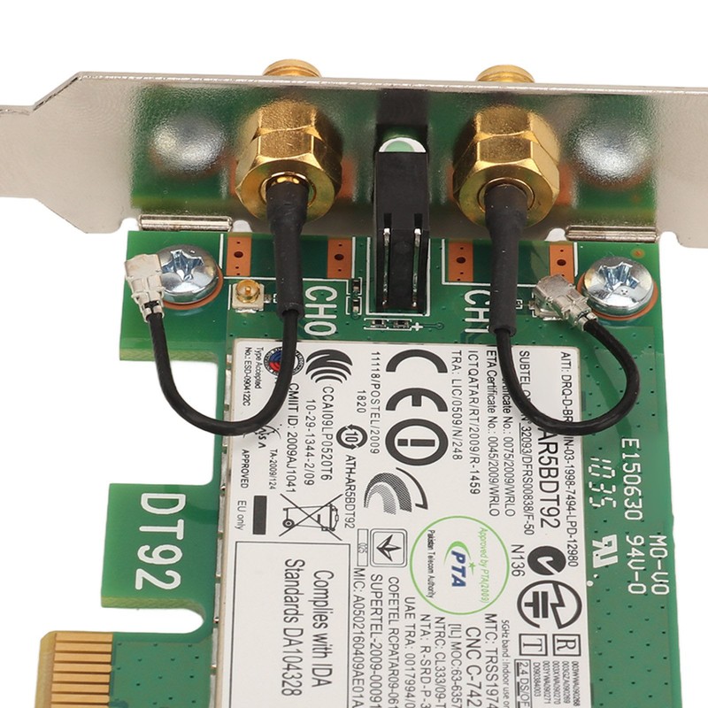 AR5BDT92 AR9280 300Mbps PCIE WiFi Card 2.4GHz 5GHz Dual Band
