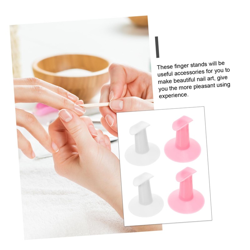 WOONEKY 1set Manicure Tools Finger Placement Device Nail Art Work