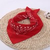 combocube 12 Pack(one dozen) Multi-Purpose novelty Red Cotton Paisley Cowboy