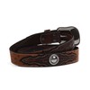 ARIAT Men's Ostrich Print Circle Concho Belt, Brown, 34