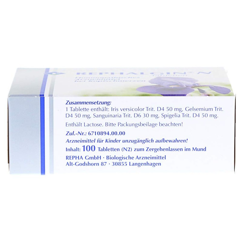 Rephalgin N Tablets Pack of 100