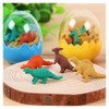 10 Pcs Dinosaur Erasers with Eggs, Mini Cute Dino Erasers