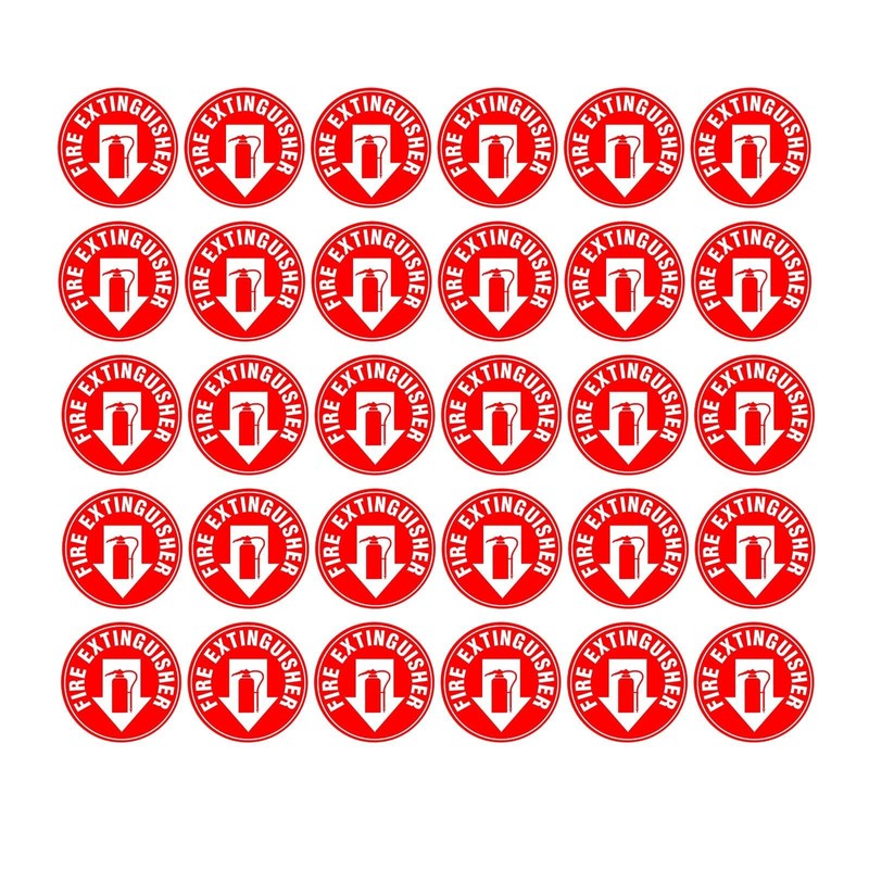 Generic 30x Stickers Security Stickers Weatherproof Waterproof Decals Signs for