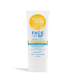 Bondi Sands Face SPF 50+ Fragrance Free Tinted Hydrating Sunscreen Lotion 75ml
