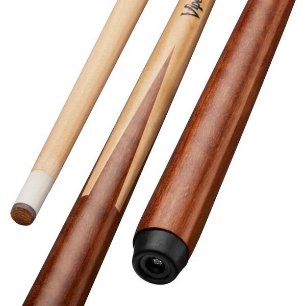 Viper by GLD Products unisex adult Viper Commercial House, 1 Piece Canadian Maple/Billiard Pool Cue, Brown, 48-Inch 18-Ounce US, 1 Count (Pack of 1)