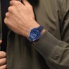 Danxancy Bands for Moonswatch Watch,Curved End Rubber Watch Strap Compatible