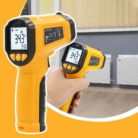 Digital Infrared Thermometers | Non-Contacts Industrial Thermometers | Real-Time Gauge High Precision Rapid Response for Equipment Maintenance Monitoring Home Production