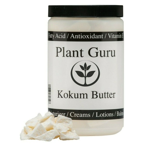 Raw Kokum Butter 1 lb. / 16 oz. 100% Pure Organic Natural Cold Pressed Bulk