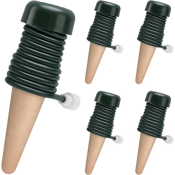BYDOLL Plant Self-Watering Stakes Automatic Watering Terracotta Spikes for Indoor