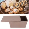 Loaf Pan with Lid for Baking Bread Nonstick Corrugated Steel
