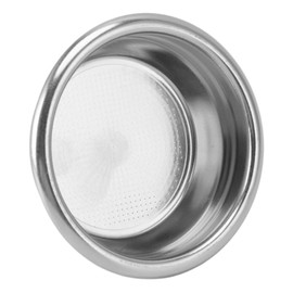 Espresso Basket, Double Cup Portafilter Basket Stainless Steel Coffee Portafilter Filter Basket Espresso Portafilter Basket for Semi Automatic Coffee Machine
