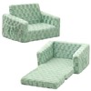 MallSingel Toddler Couch for Kids, 2-in-1 Kids Fold Out Couch