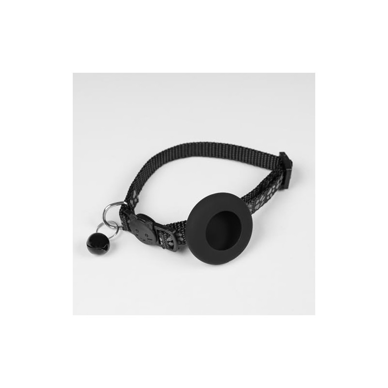 Jestrem - Collar ajustable para gato con campana, 2 unidades,