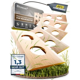 Domar - Durable Robotic Lawnmower Blade Suitable for Worx Landroid Including Screws I Improved Robotic Lawnmower Specially for Lawnmower Robots, Landxcape, Einhell I 30 Replacement Blade Blades