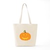 CafePress Smiling Jack O Lantern Tote Bag Reusable Natural Beige