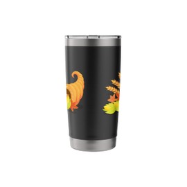 Thanksgiving Cornucopia Tshirt Stainless Steel Insulated Tumbler