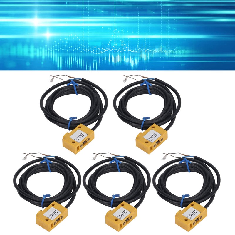 5PCS Inductive Proximity Switch 2 Lines Normally Open IP65 ABS