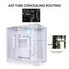 Lian Li O11Vision Compact White-Steel-Tempered Glass ATX Mid Tower Computer