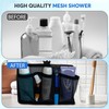 Hangable Mesh Shower Travel Kit Caddy - Large Capacity Travel