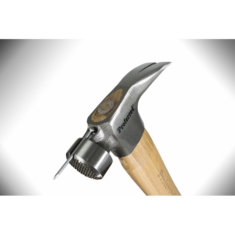 Proferred California Framing Hammer, 21 oz. Rip Claw, Milled Face,