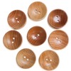 B-081 Wood Buttons, 2 Hole Buttons, Natural Shirt Buttons, Wood