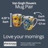 Vincent Van Gogh Flowers Set of 2 Mugs