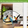Clear Window Bird Feeder with Strong Suction Cups Bird Feeders