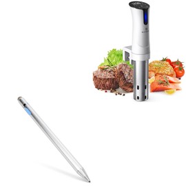 BoxWave Stylus Pen Compatible with BLITZHOME Sous Vide Machine - AccuPoint Active Stylus, Electronic Stylus with Ultra Fine Tip - Metallic Silver