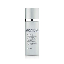 Glowbiotics Acne Clarifying + Refining Treatment: Probiotic Acne Control Gel with Salicylic Acid – Supports a Balanced, Refined Complexion, 1 Fl Oz