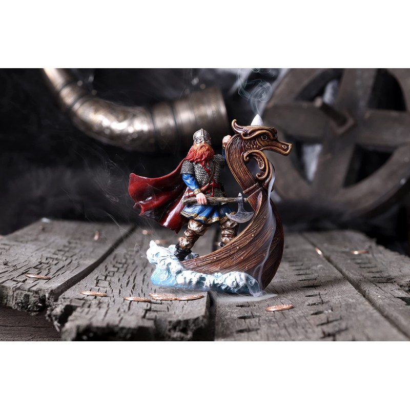 Nemesis Now Magnus Backflow Incense Burner, Brown, 16.2cm