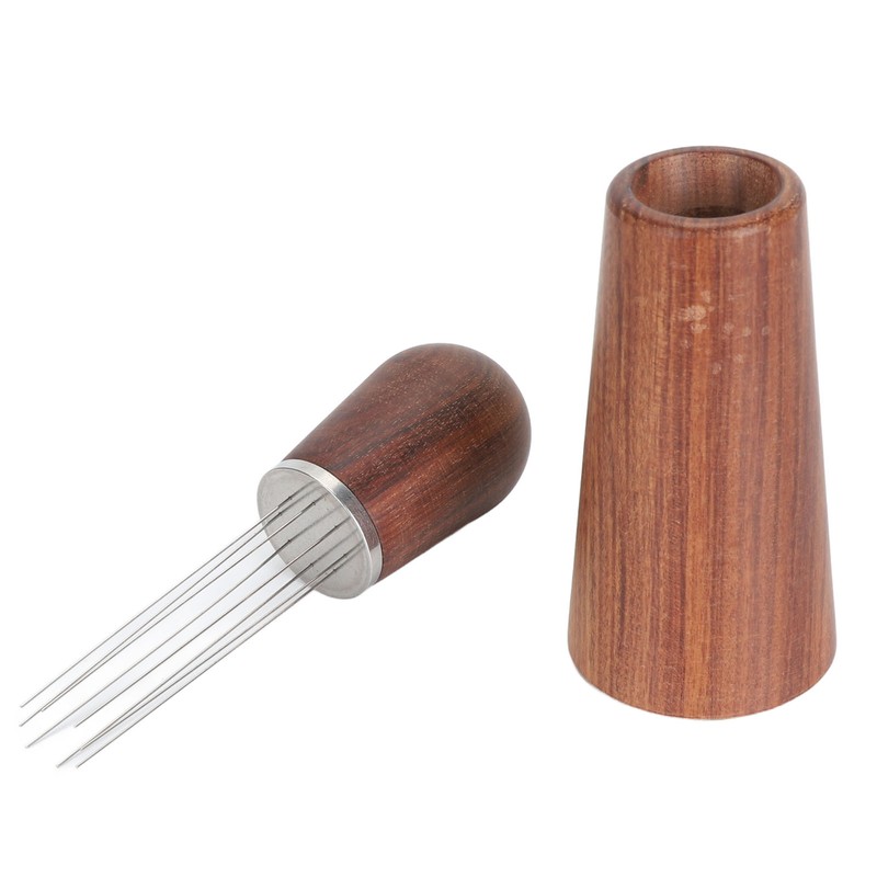 Coffee Stirrer Distribution Tool Stainless Steel Wood Handle Coffee Stirrer