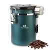 Walktosun Coffee Canister Airtight Storage Container Stainless Steel Air Tight