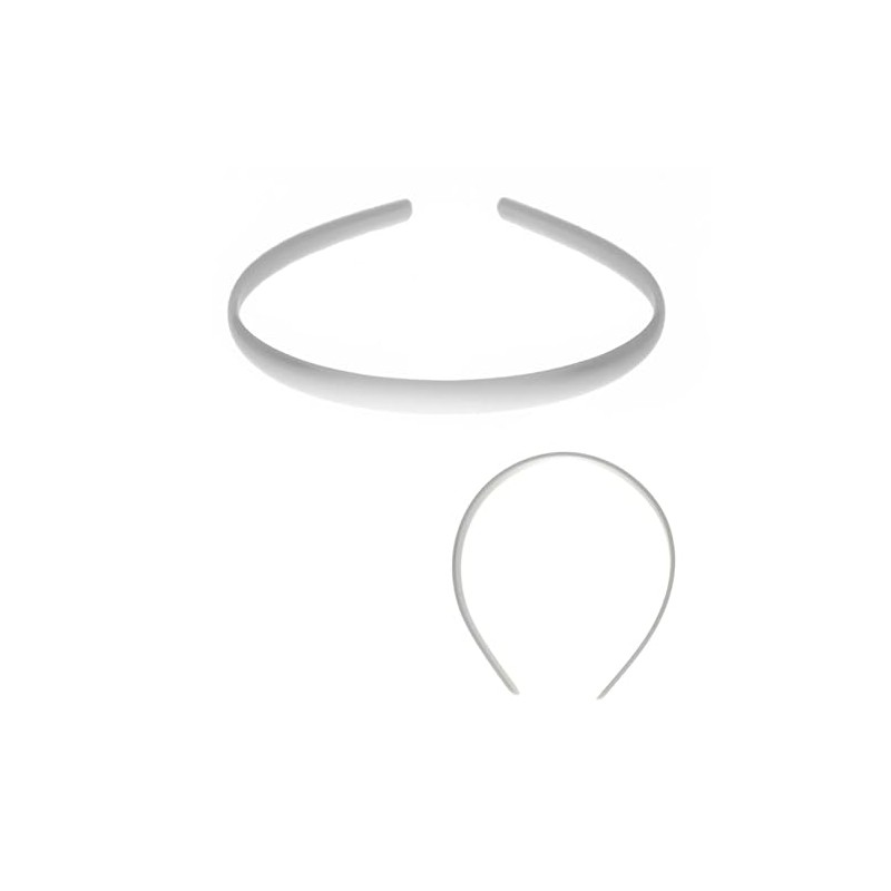 Avanti 12pcs Head Band White For Women Girl size 1/4",